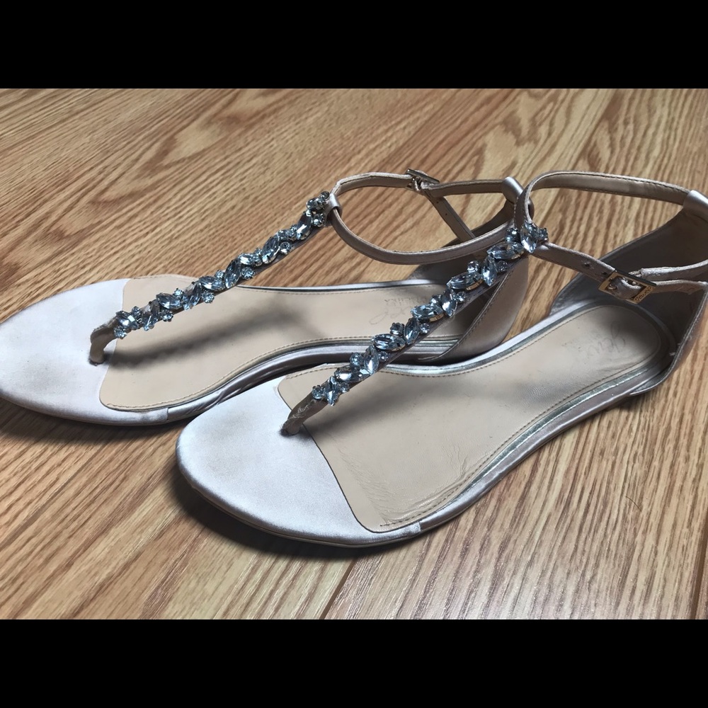 Badgley Mischka Jewel Sandals Size 7.5
